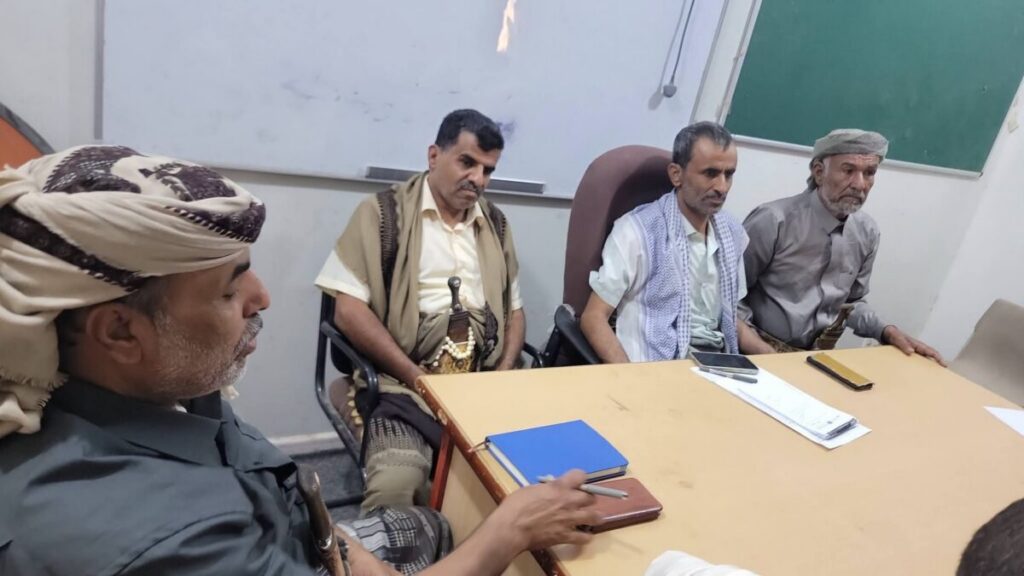 حريب تفتح مظاريف مشروع حفر 3 آبار مياه بدعم سعودي وتتابع معالجة نقص الوقود